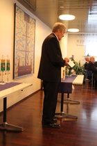 Juhlapuheen 15 juhalssa piti FL Jukka Torvelainen.
Kuva RF