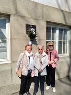 Kuvassa pikkulotat vasemmalta Synnöve Mikkonen, Lahja Wikman ja Silja Sandell.
Kuva Lauri Auvinen