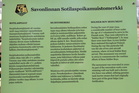 Muistomerkin infotaulu.
Kuva LA