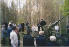 Sotilaspoikamuistomerkin kastetilaisuus 2004
Kuva Jukka Torvelainen