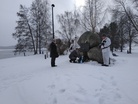 Seppeleen laskivat Pekka Nousiainen ja Tuukka Toiviainen